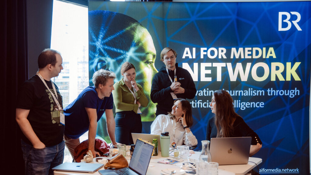 AI for Media Hackathon 2025: Team Zeitzeuge. Photo: Vera Johannsen