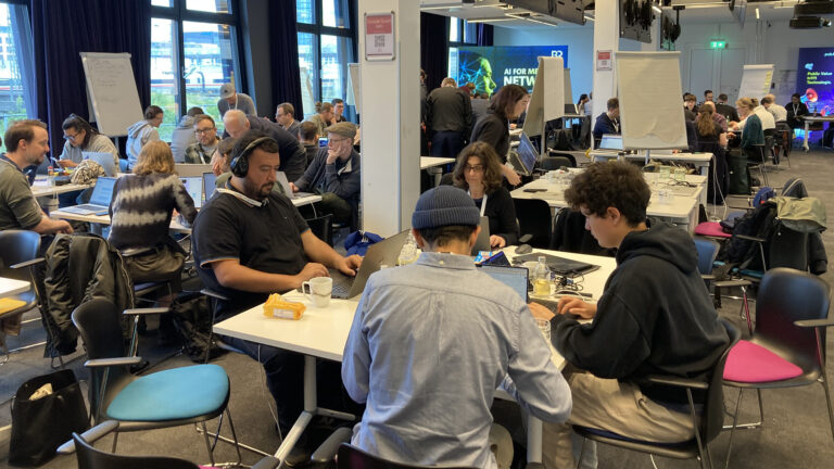 AI for Media Hackathon 2025: Hackers hacking. Photo: BR/Julia Knoblauch